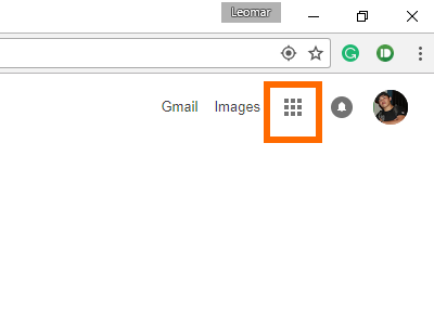 Google Drive Menu