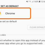 S8 Settings Apps Chrome Browser App Choose App