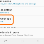 S8 Settings Chrome Browser as Default App