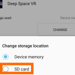 SD Card Option for Application Storage on Android