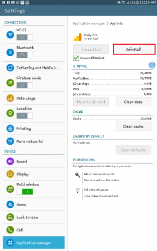 reduce memory usage on android