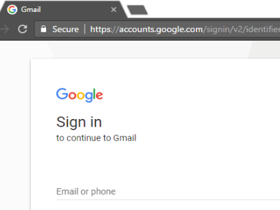 Sign in to Gmail