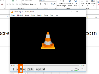 Stop Recording using VLC Media Player