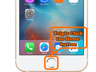 Triple Click Home button