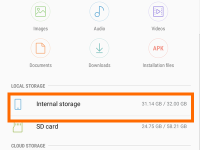 android Internal Storage