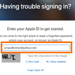 iCloud – Enter Apple ID
