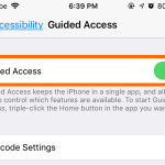 iPhone Enable Guided Access