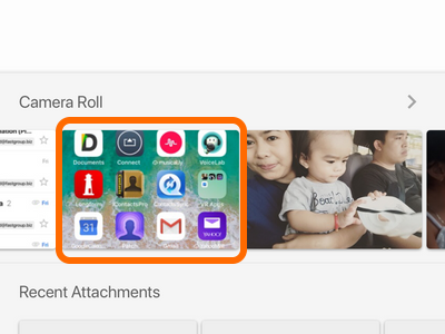 iPhone Gmail App Tap a Photo