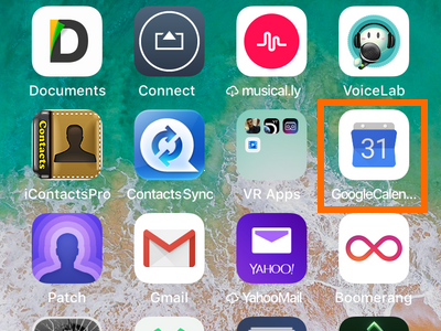 iPhone Google Calendar