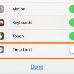 iPhone Time Limit