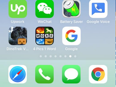 iPhone apps are now in the dock