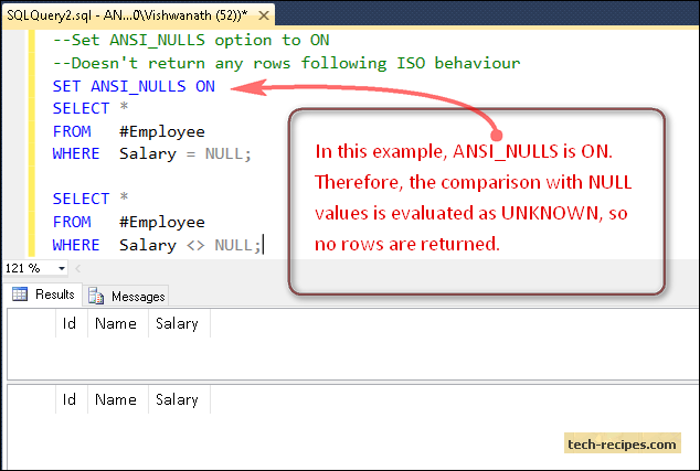 ANSI_NULLS_ON_SQL_Server