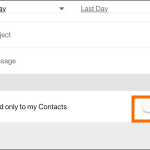 Gmail App Menu Settings Gmail Account Vacation Responder Only to Contacts