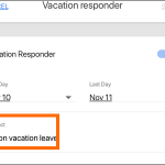 Gmail App Menu Settings Gmail Account Vacation Responder Subject