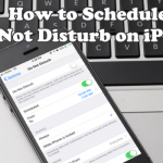 Schedule Do Not Disturb Mode on iPhone