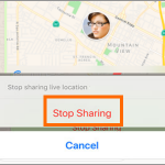 Whatsapp Live Location Stop Sharing Confirm