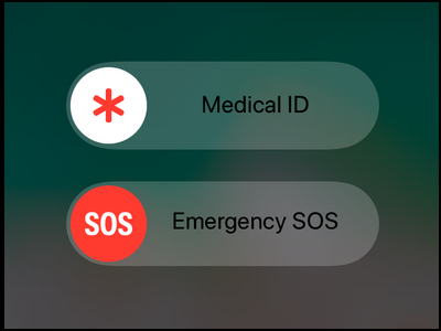 iPhone Emergency SOS Screen