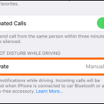 iPhone Settings Do Not Disturb Activate