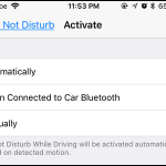 iPhone Settings Do Not Disturb Activate Choose Type