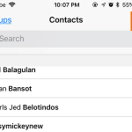 iPhone home Phone Contacts Add Contacts