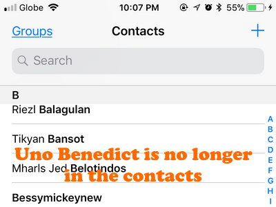 iPhone home Phone Contacts Choose Contact Edit Delete Contact DONE