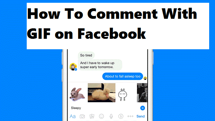 comment with gif on facebook