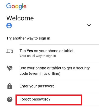 change gmail password