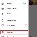 backup photos on android