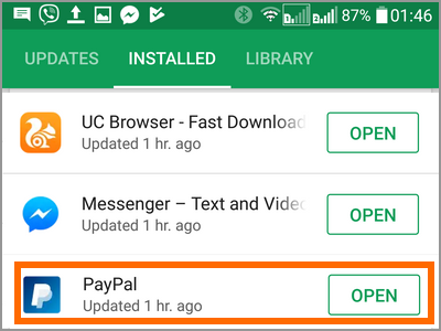 Android Playstore Apps and Games Installed List Choose App