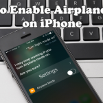 Enable Airplane Mode on iPhone