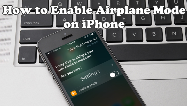 how do i put my iphone on flight mode