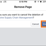 Facebook Manager Cancel Page Deletion Confirm
