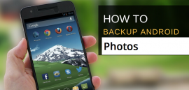 backup photos on android