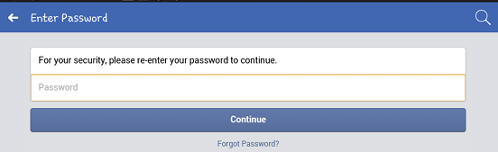 deactivate facebook acount