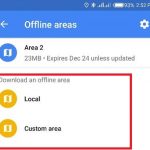 how to use google maps offline on android