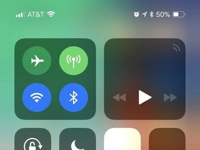 iPhone Control Center