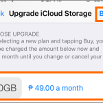 iPhone Settings iCloud Manage Storage Choose Storage Plan