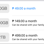 iPhone Settings iCloud Manage Storage iCloud Plans