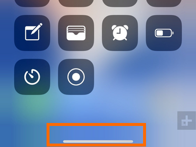 iPhone X Home Screen Handle