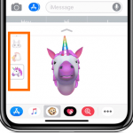 iPhone X Message App Animoji List