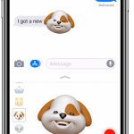 iPhone X Message App Animoji Sticker Sent