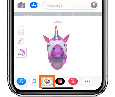 iPhone X Message App Animoji icon