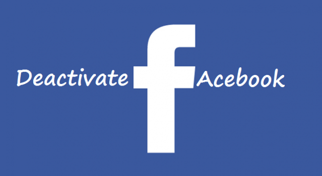 deactivate facebook acount