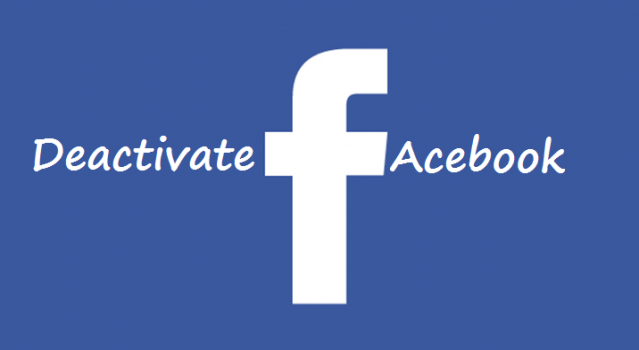 Image result for deactivate facebook