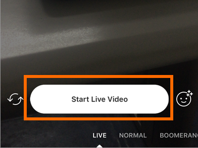 instagram Start Live Video