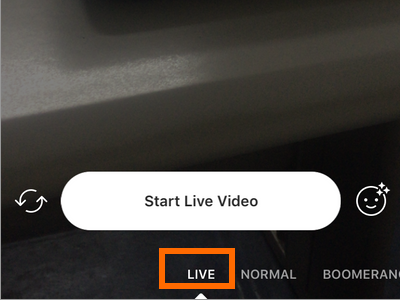 instagram camera Live