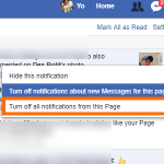 Facebook Notifications More Options Turn Off Notifications