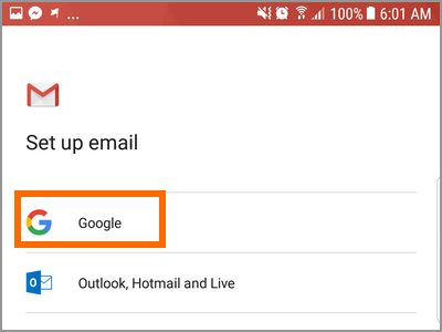 Gmail app account add account Gmail