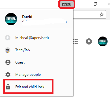 lock google chrome with password