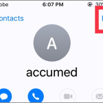 iPhone Home Contacts Edit